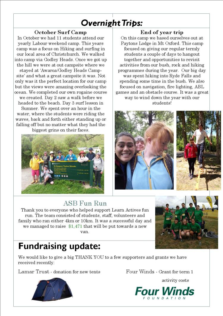 newletter Term 4 2017 page 2